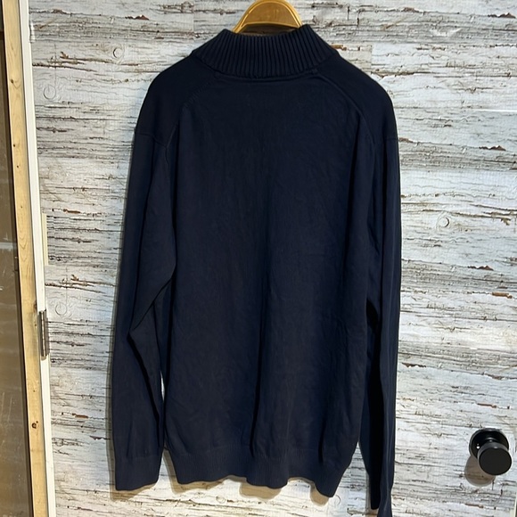 Eddie Bauer navy blue 1/4 zip sweater size XL - Picture 9 of 9